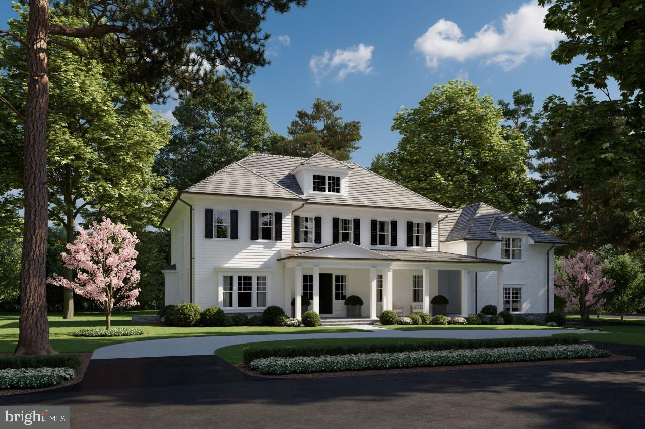 5801 Aberdeen Road Bethesda, MD 20817 - Photo 2 of 13 Front Elevation 3D Rendering 2