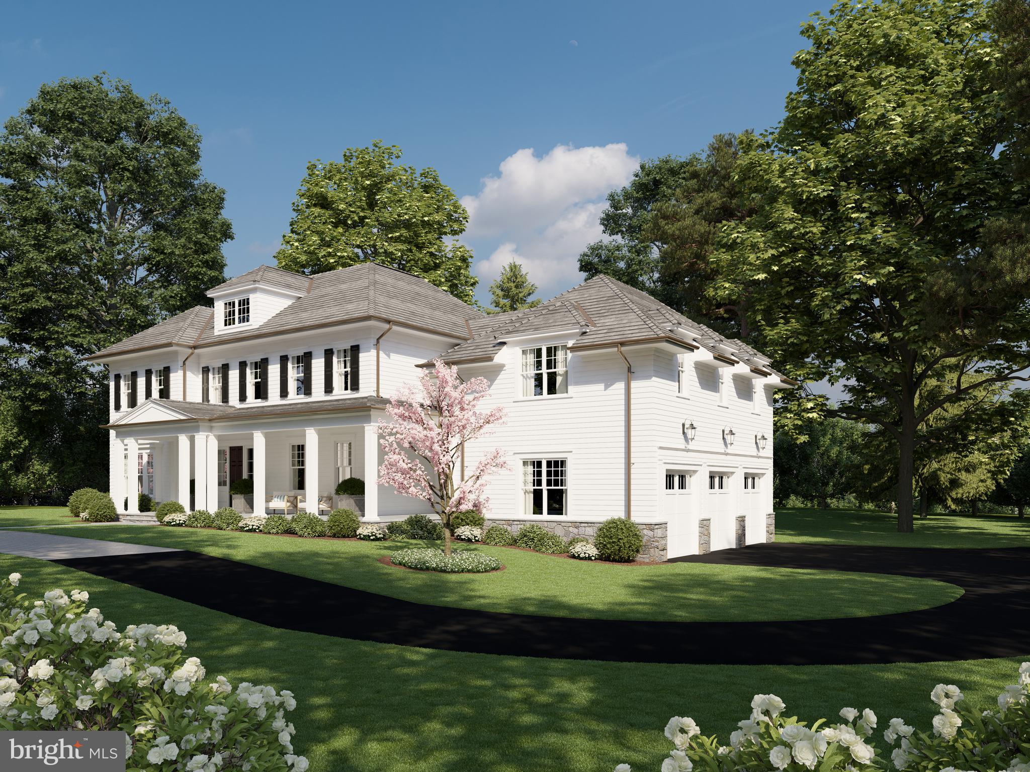 5801 Aberdeen Road Bethesda, MD 20817 - Photo 5 of 13 Front / Side 3D Rendering