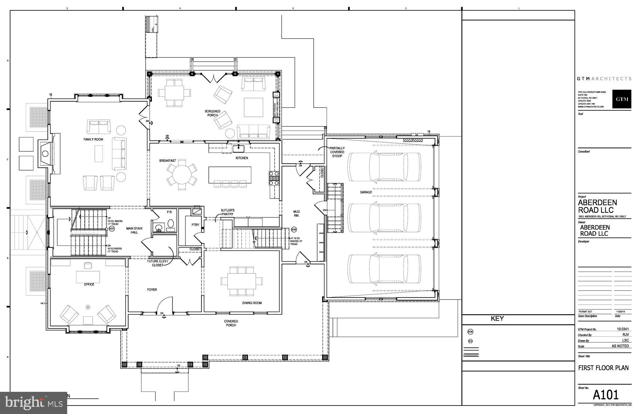 5801 Aberdeen Road Bethesda, MD 20817 - Photo 11 of 13 Floor Plan Main Floor