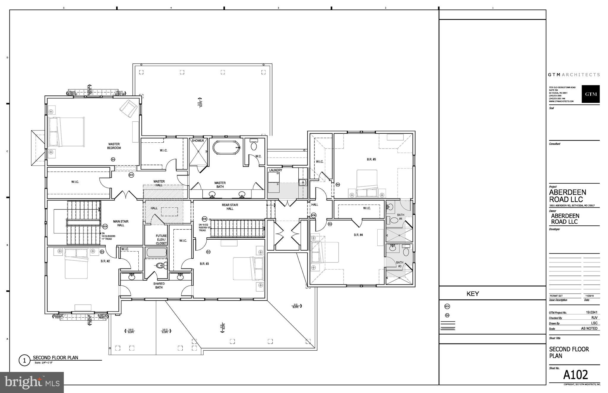 5801 Aberdeen Road Bethesda, MD 20817 - Photo 12 of 13 Floor Plan Upper Floor
