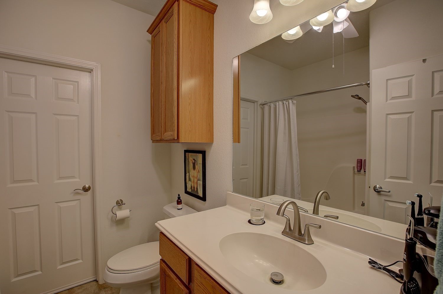 1928 Koether Road Carmine, TX 78932 - Photo 23 of 49 Upstairs bathroom with a shower/tub combo and plenty of storage