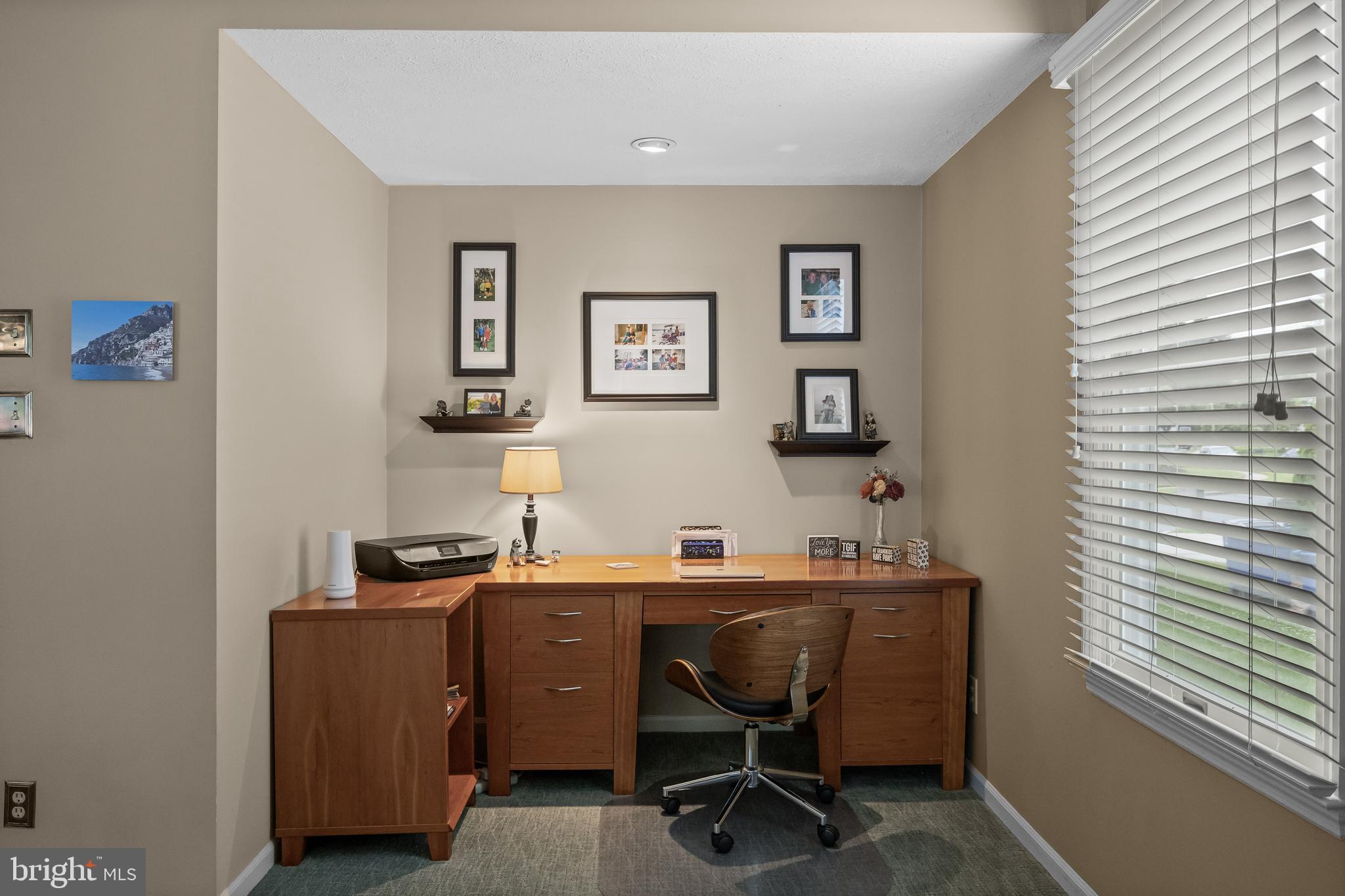 536 Justice Drive Marlton, NJ 08053 - Photo 21 of 44 a view of a workspace with furniture and a window
