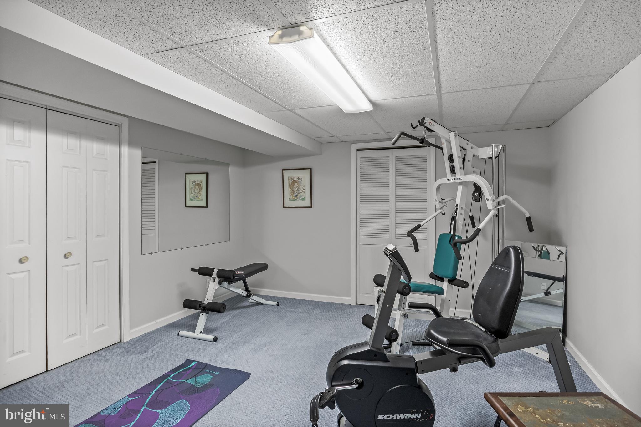 536 Justice Drive Marlton, NJ 08053 - Photo 40 of 44 a view of a room with gym equipment