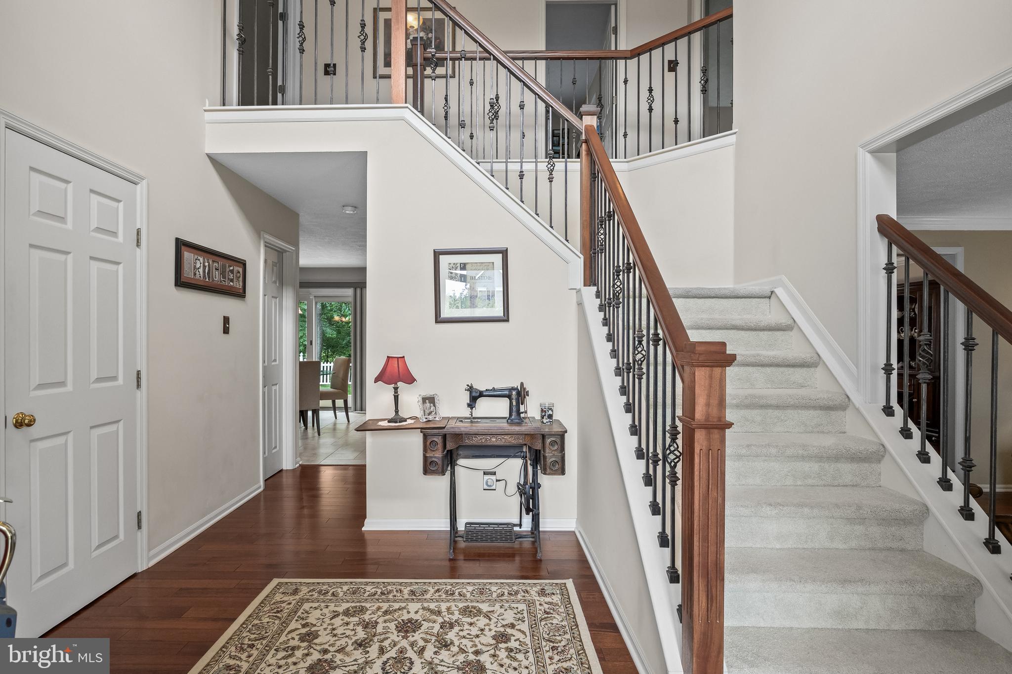 536 Justice Drive Marlton, NJ 08053 - Photo 4 of 44 a view of entryway and hall with wooden floor