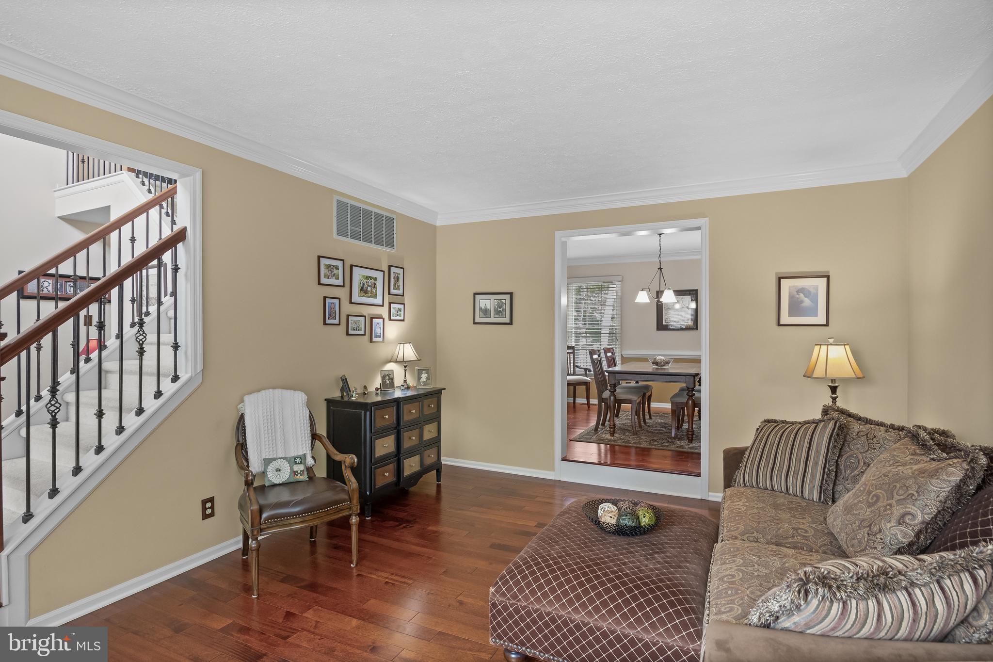 536 Justice Drive Marlton, NJ 08053 - Photo 8 of 44 a living room with furniture and wooden floor