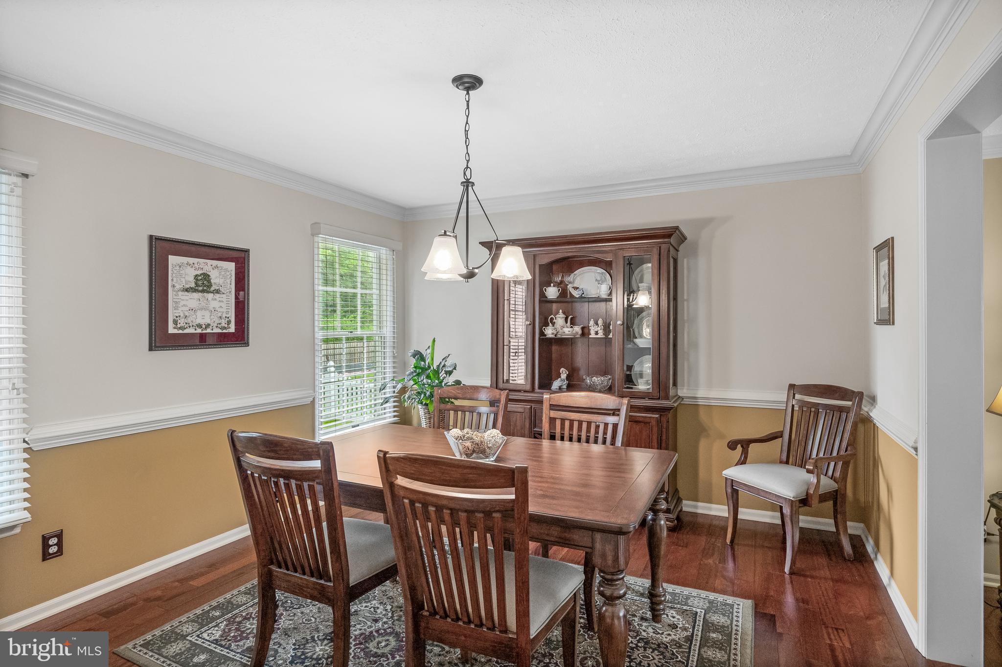 536 Justice Drive Marlton, NJ 08053 - Photo 10 of 44 a view of a dining room with furniture window and wooden floor