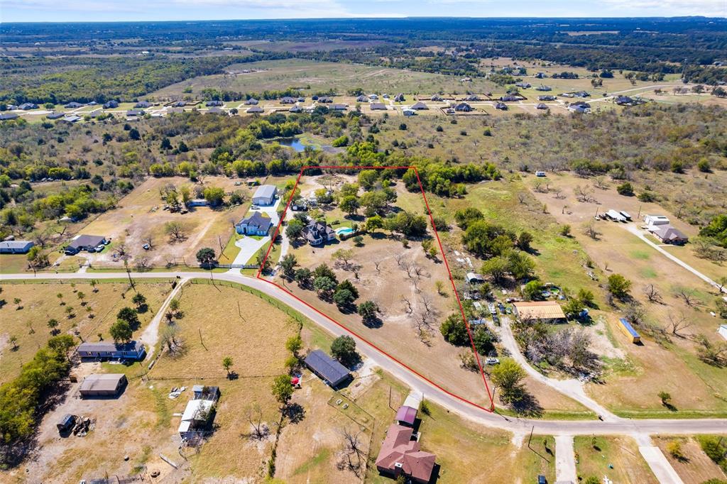 1724 Zagota Crossing Road Terrell, TX 75161 - Photo 2 of 22 View of rural area with property parcel outlined