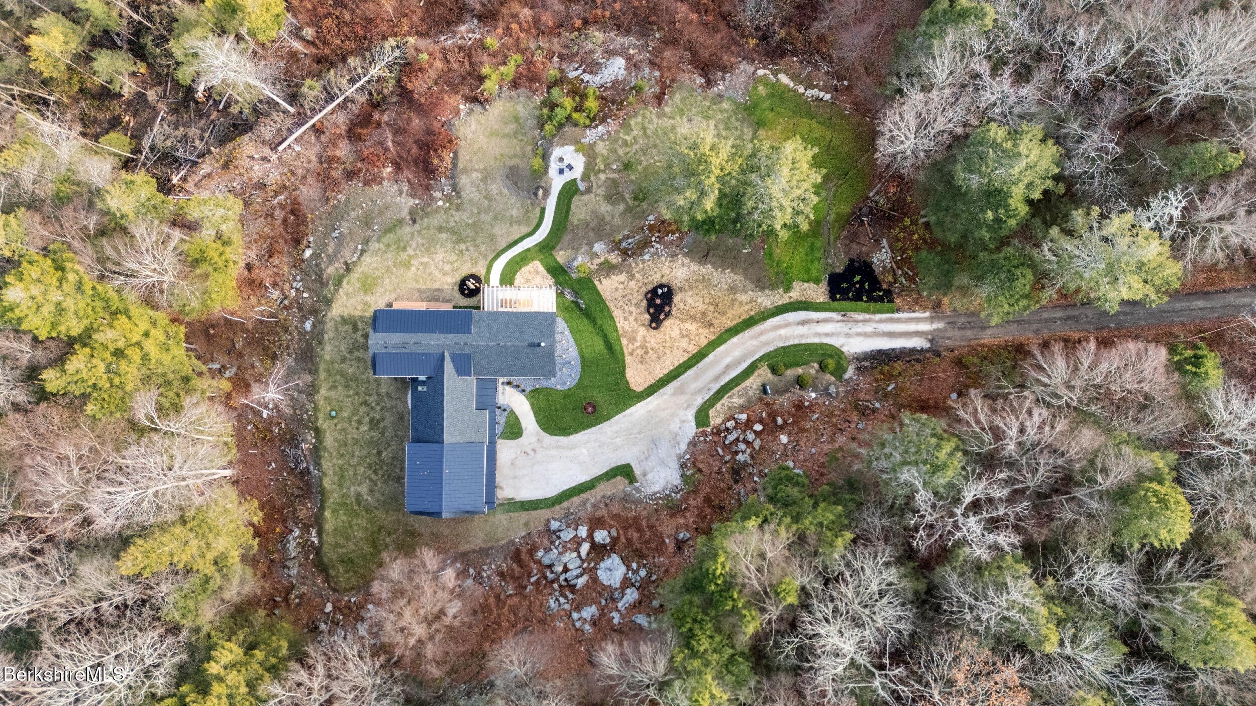 40 East Alford Road West Stockbridge, MA 01266 - Photo 49 of 51 a view of a garden with a house