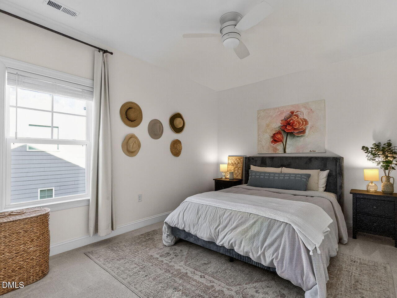 309 Toadstool Trail Wake Forest, NC 27587 - Photo 35 of 49 a bedroom with a large bed and a window