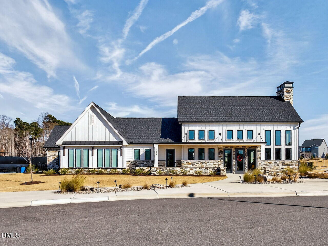 309 Toadstool Trail Wake Forest, NC 27587 - Photo 43 of 49 a front view of a house with swimming pool and porch