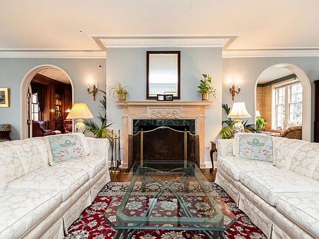 7600 Augusta Street River Forest, IL 60305 - Photo 4 of 25 a living room with furniture and a fireplace