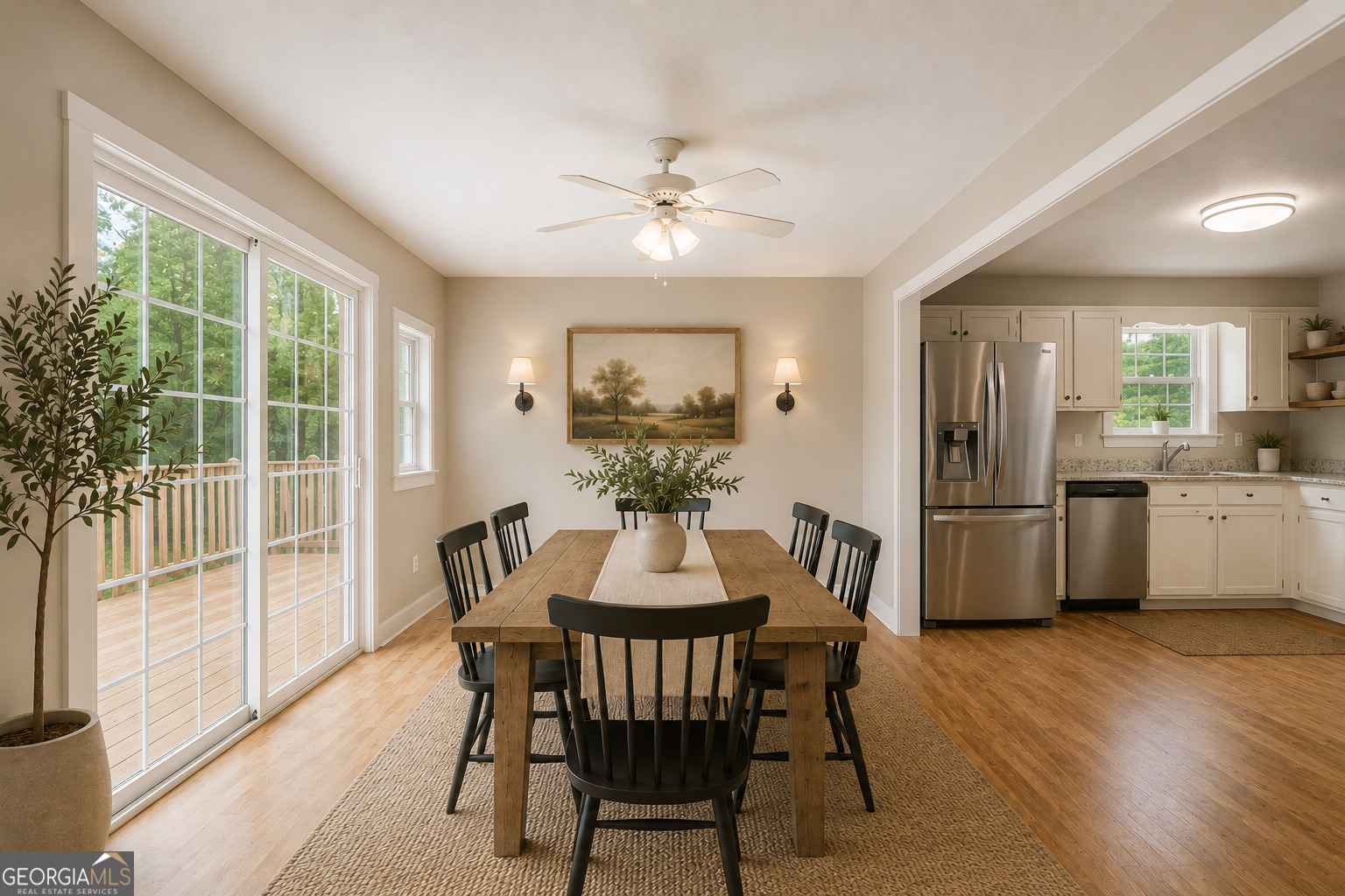 61 Turner Road McDonough, GA 30252 - Photo 13 of 50 Virtually Staged Dining Area, Bring Your Personal Touches!