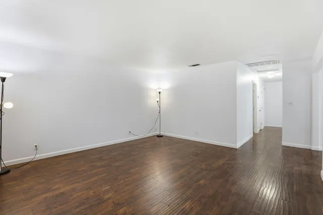 wooden floor in an empty room