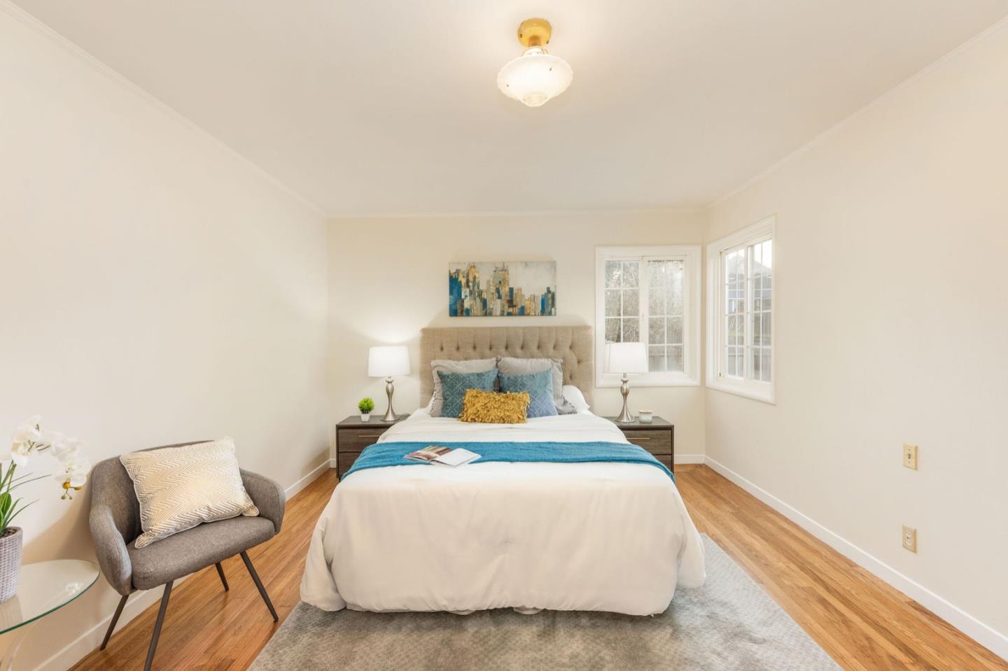 224 Helen Drive Millbrae, CA 94030 - Photo 19 of 42 a bedroom with a bed and chair