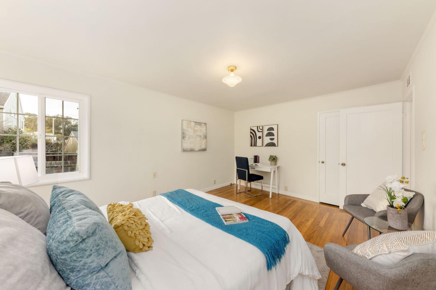 224 Helen Drive Millbrae, CA 94030 - Photo 22 of 42 a bedroom with bed and a window