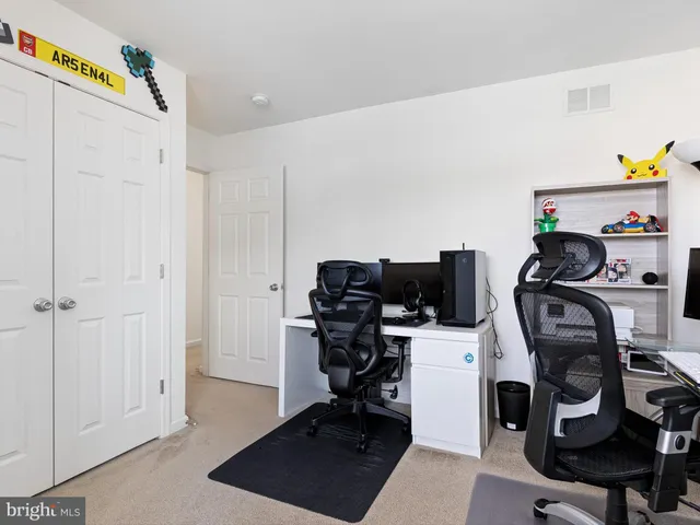 a view of workspace with equipment