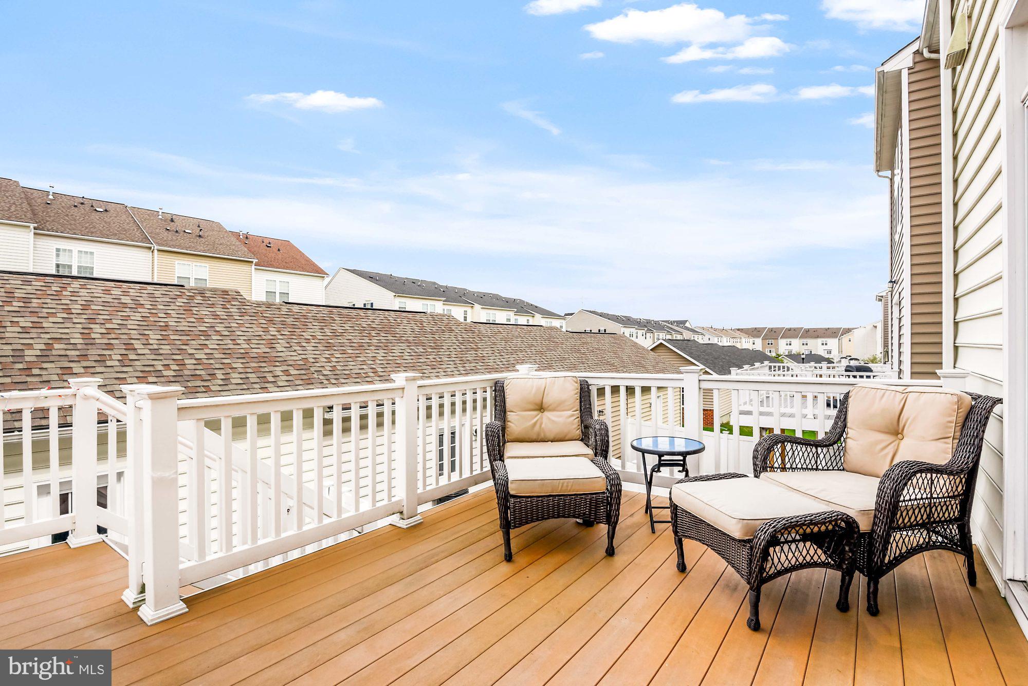 7847 Wormans Mill Road Frederick, MD 21701 - Photo 23 of 28 Deck with stairs leading to awesome patio