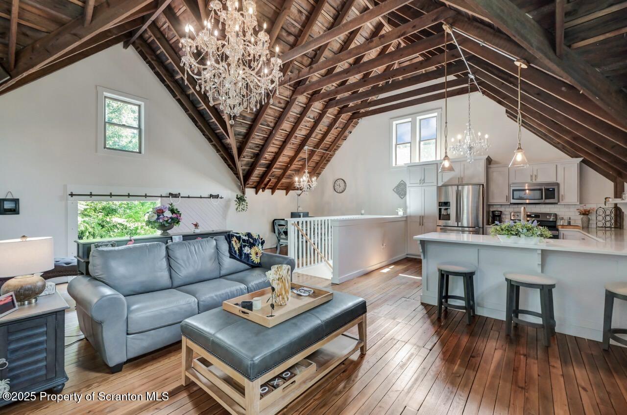215 Fairview Road Clarks Green, PA 18411 - Photo 113 of 148 a living room with furniture and a large window