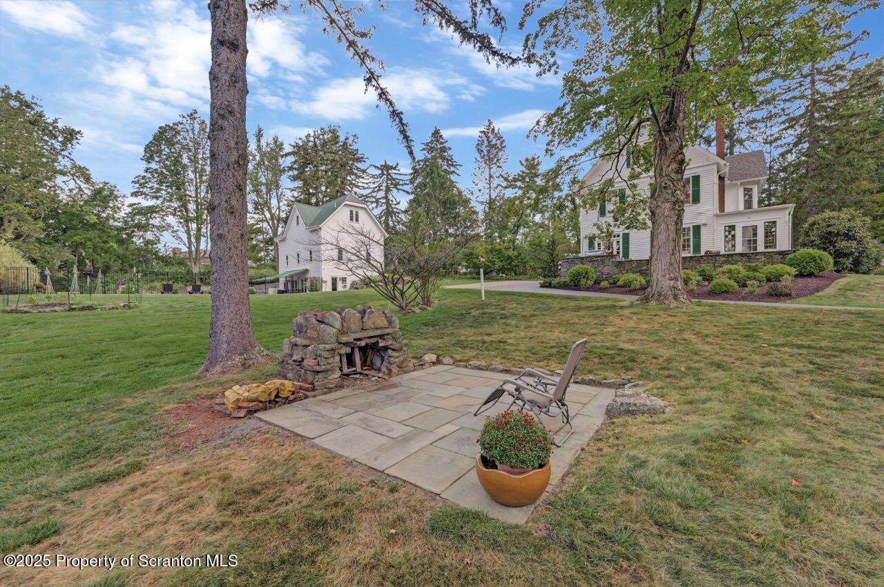 215 Fairview Road Clarks Green, PA 18411 - Photo 128 of 148 a view of a patio with chair and tables