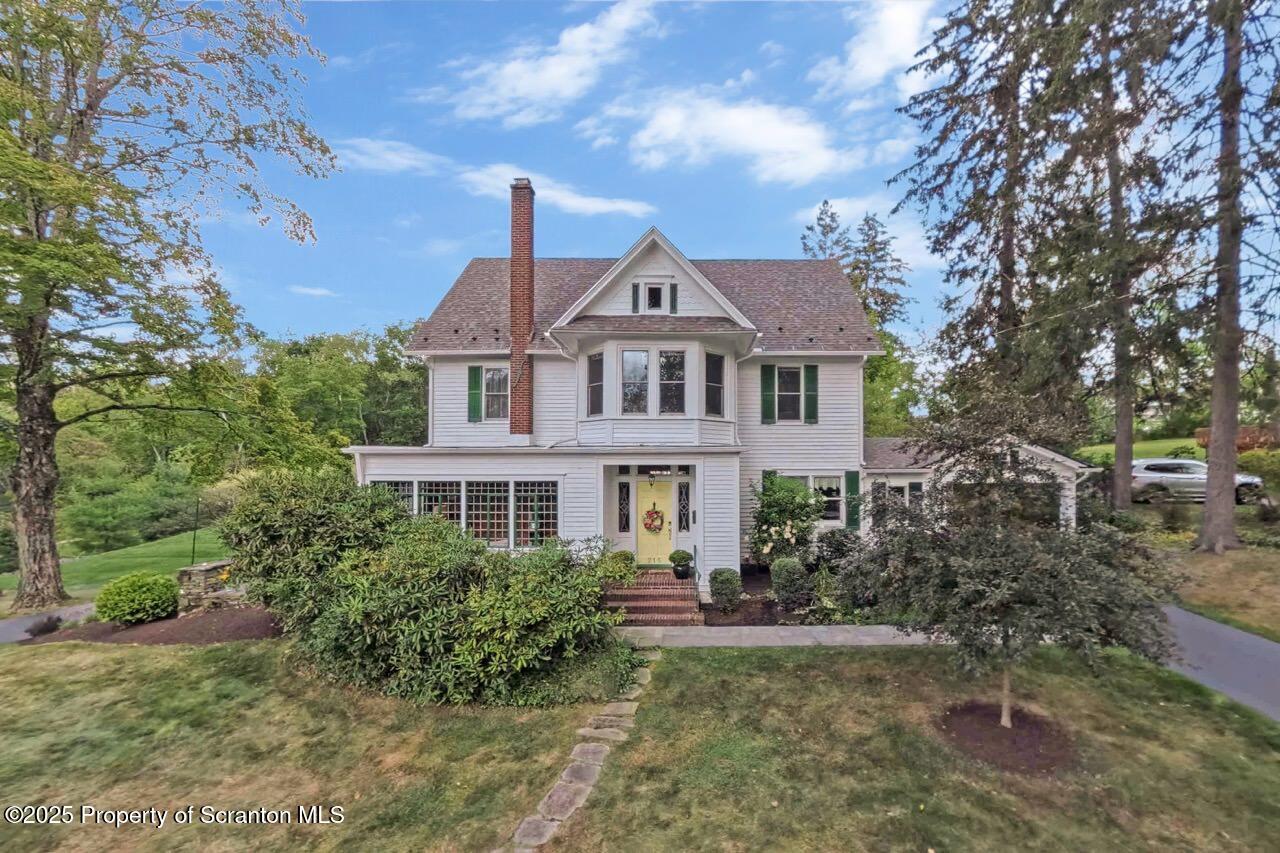 215 Fairview Road Clarks Green, PA 18411 - Photo 137 of 148 a front view of a house with a garden