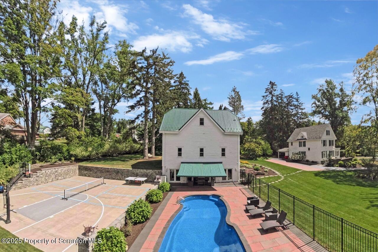 215 Fairview Road Clarks Green, PA 18411 - Photo 142 of 148 a view of house with backyard outdoor seating and green space