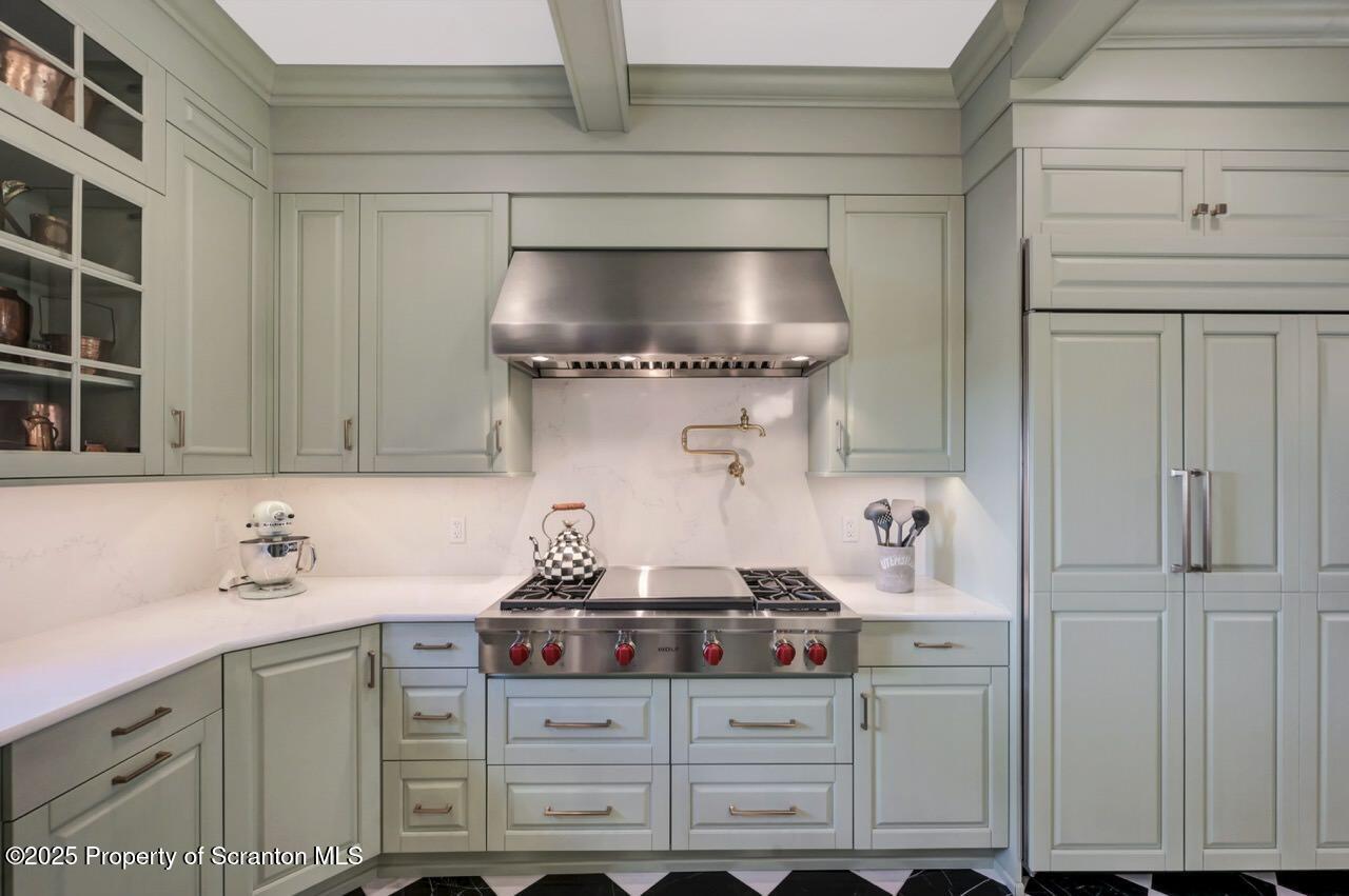 215 Fairview Road Clarks Green, PA 18411 - Photo 25 of 148 a kitchen with a stove and cabinets