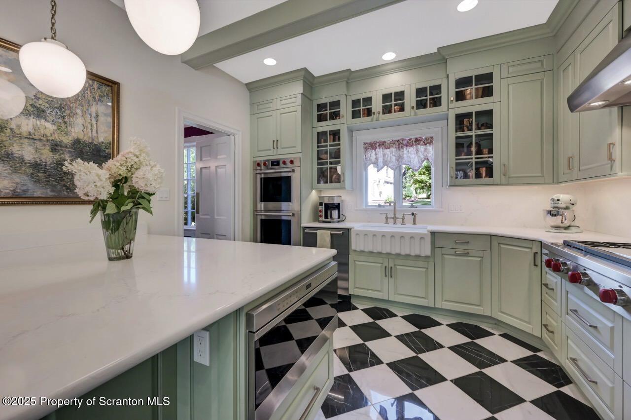 215 Fairview Road Clarks Green, PA 18411 - Photo 27 of 148 a kitchen with stainless steel appliances granite countertop a sink and a cabinets