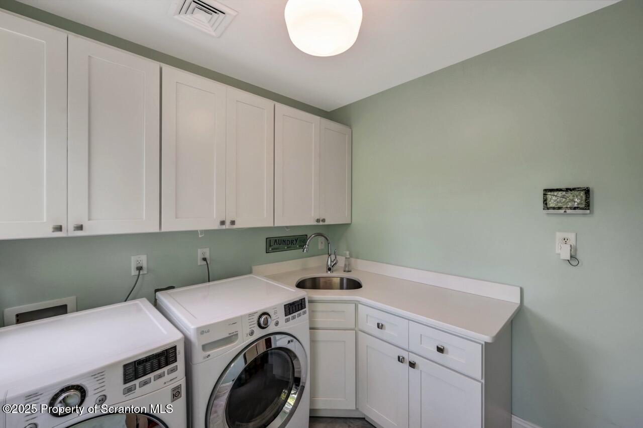 215 Fairview Road Clarks Green, PA 18411 - Photo 54 of 148 a utility room with dryer and washer