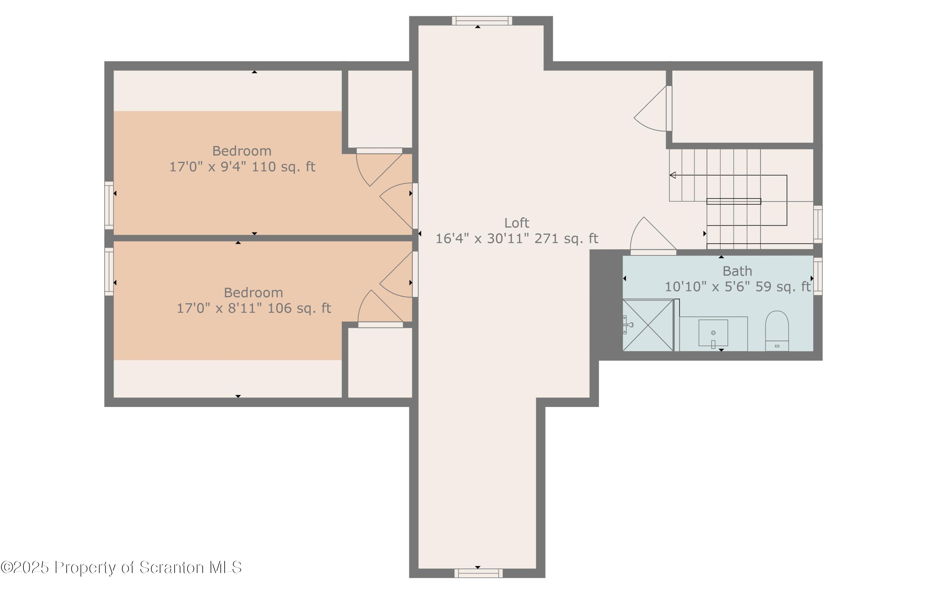 215 Fairview Road Clarks Green, PA 18411 - Photo 73 of 148 3rd Floor