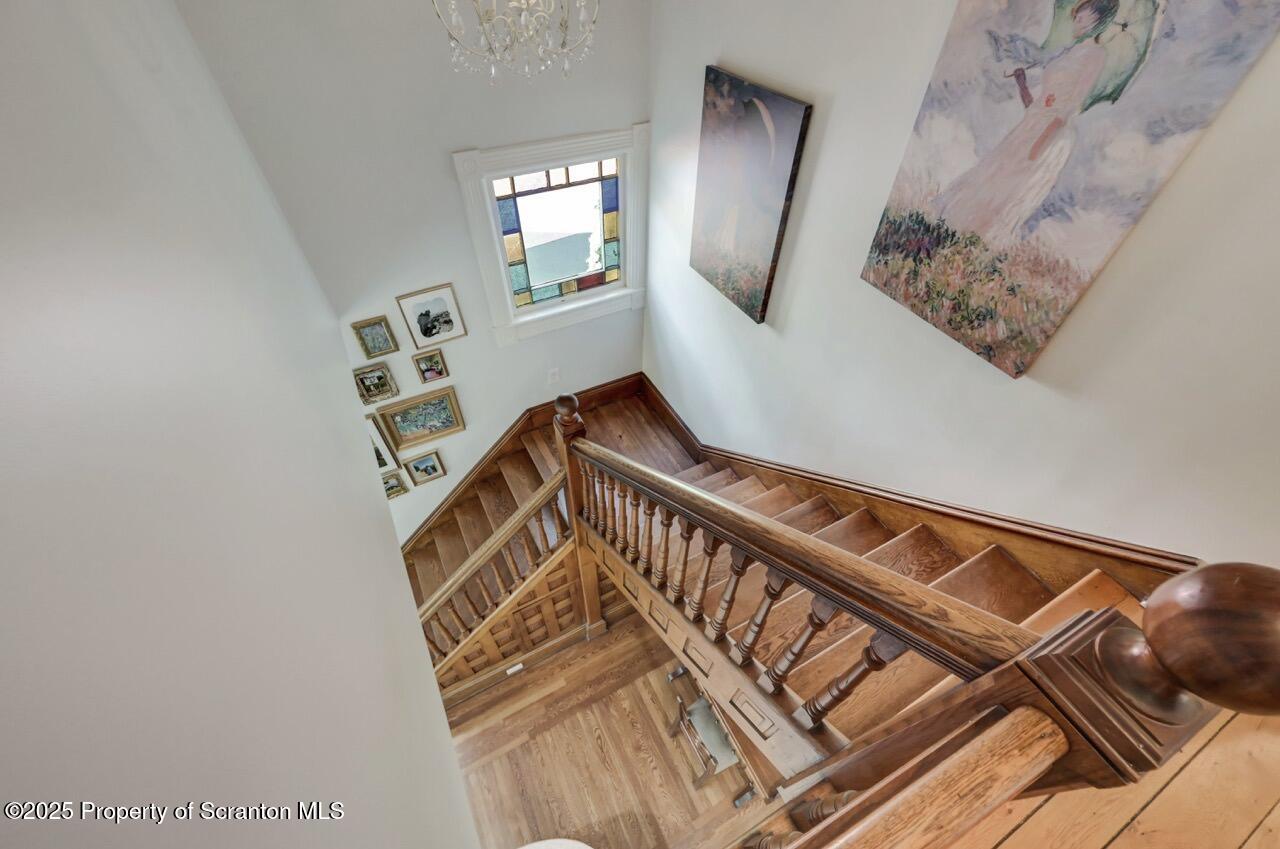 215 Fairview Road Clarks Green, PA 18411 - Photo 74 of 148 a view of staircase with white walls