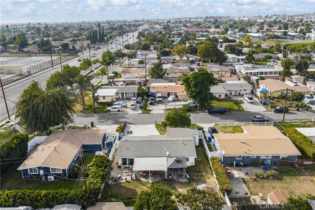 5208 North Leaf Azusa, CA 91702 - Photo 29 of 34 an aerial view of a city with lots of residential buildings