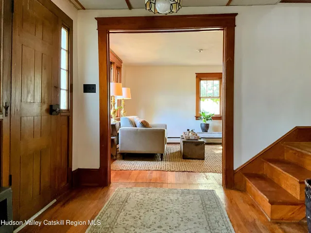 a view of a bedroom from balcony
