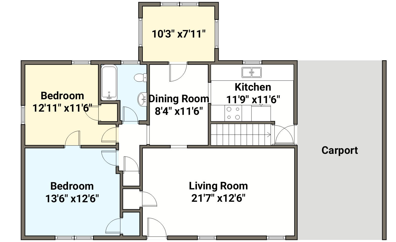 6913 Plantation Road Roanoke, VA 24019 - Photo 24 of 25 Floorplan_1