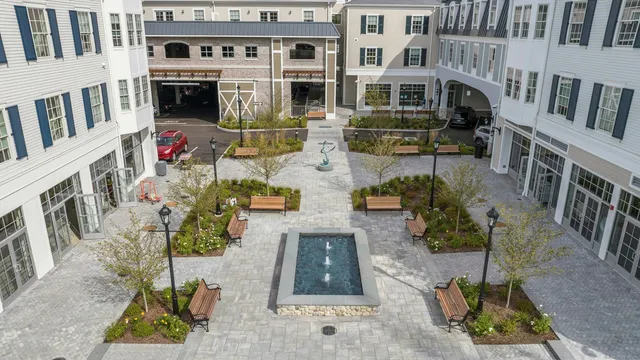 a view of an buildings with entryway