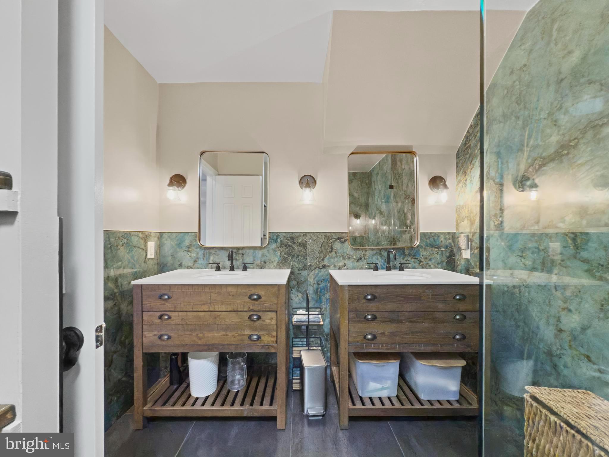 1792 Duffield Lane Alexandria, VA 22307 - Photo 30 of 50 a room with a mirror and a sink