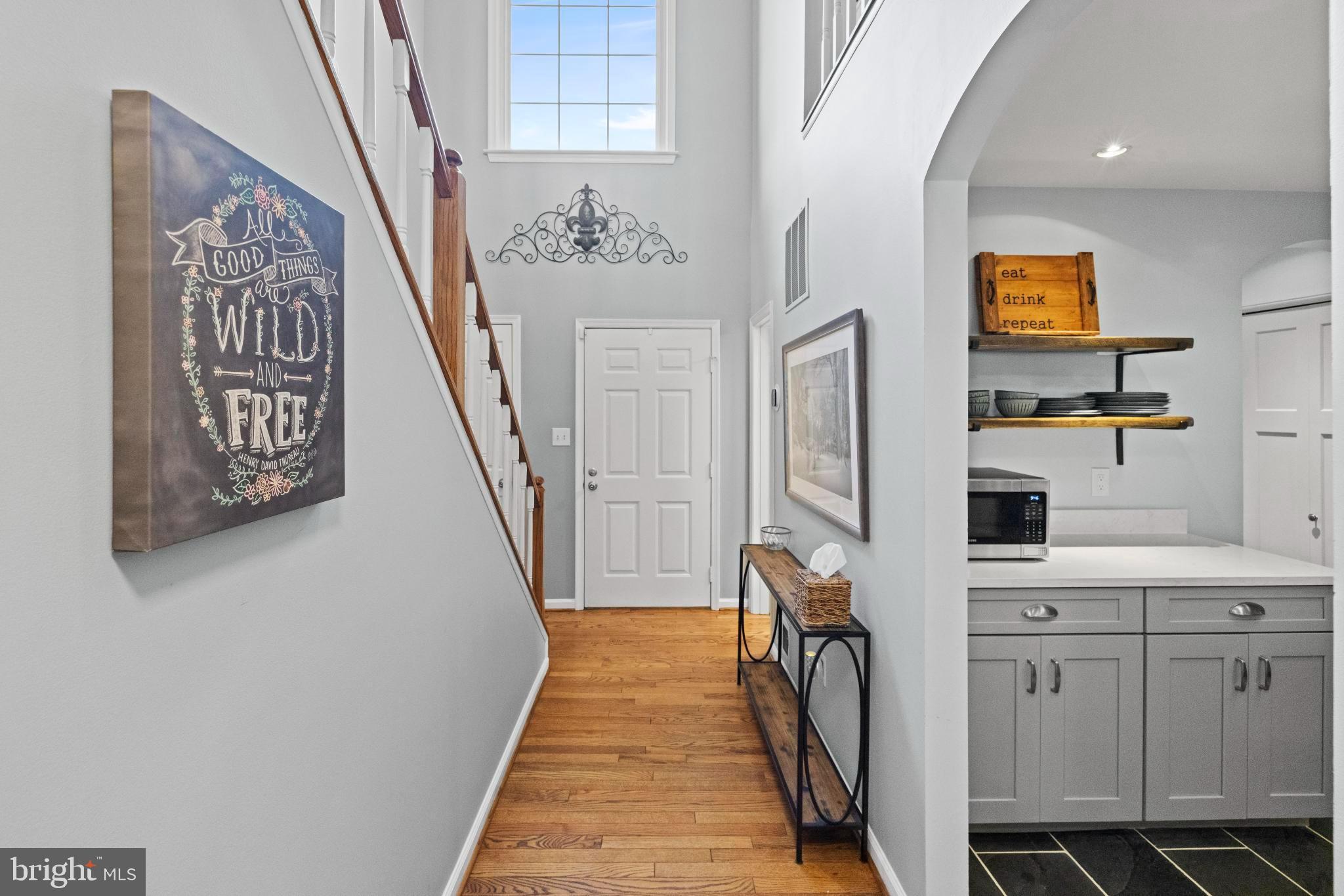 1792 Duffield Lane Alexandria, VA 22307 - Photo 7 of 50 a view of a hallway with washer and dryer