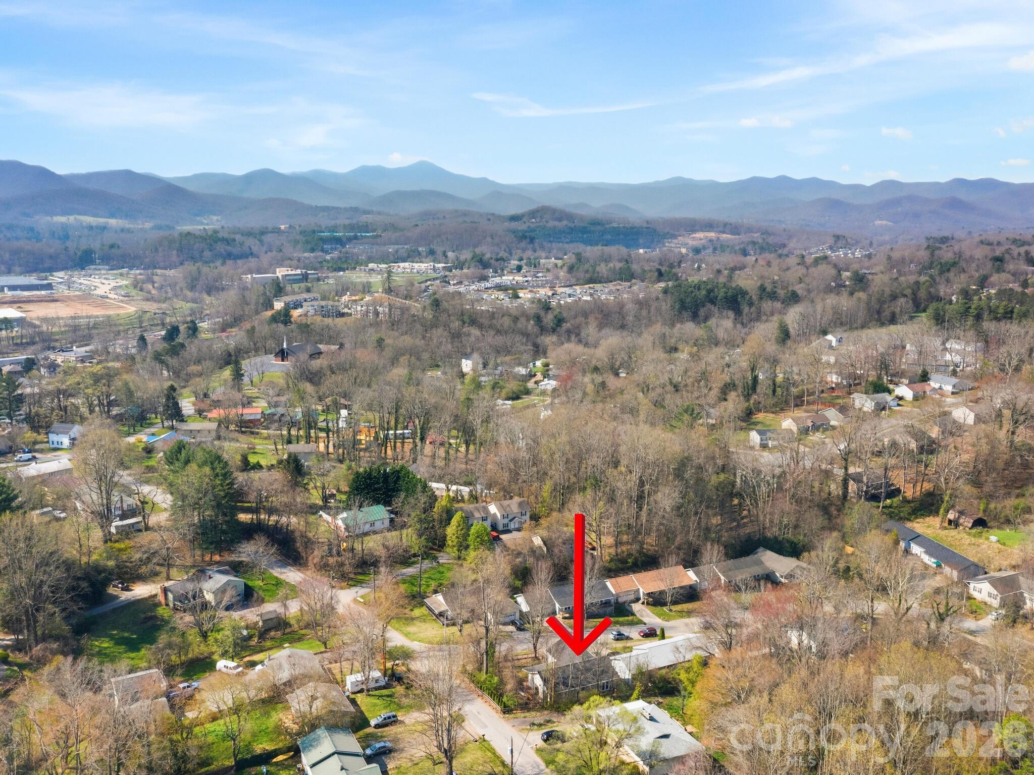 1 Mosers Place Candler, NC 28715 - Photo 26 of 32 a view of city and mountain