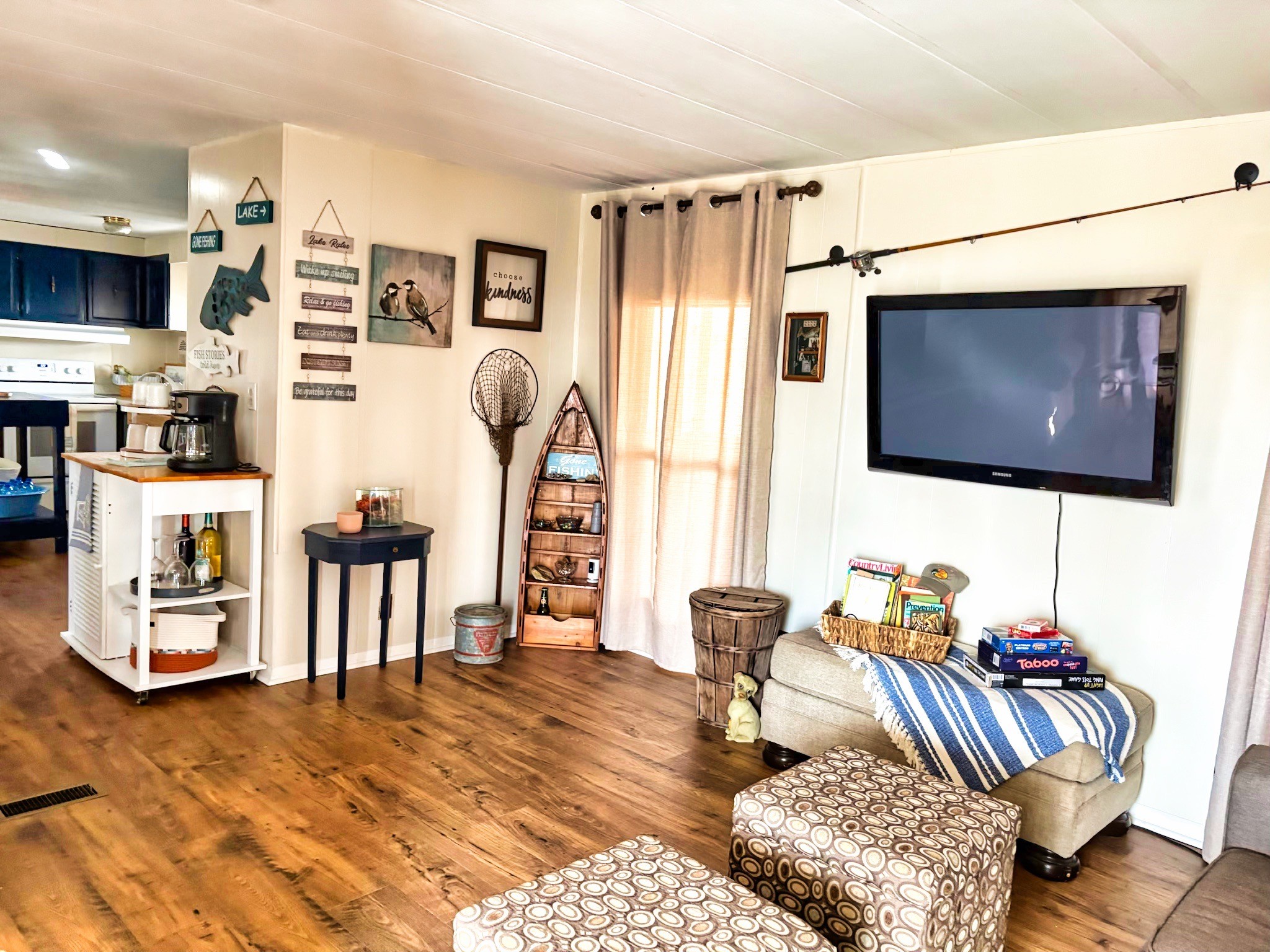 743 Brownfield Road Dover, TN 37058 - Photo 11 of 19 a living room with furniture and a flat screen tv
