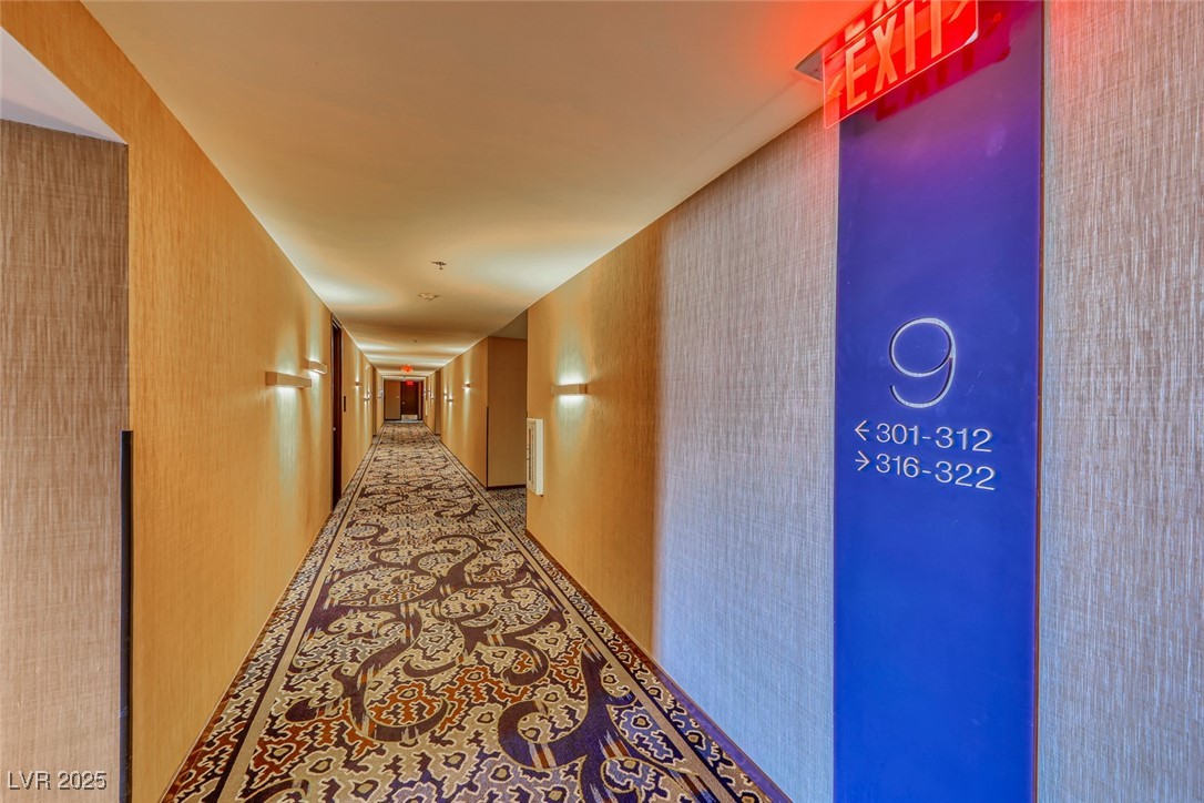 4381 West Flamingo Road, Unit 901 Las Vegas, NV 89103 - Photo 11 of 58 View of hallway