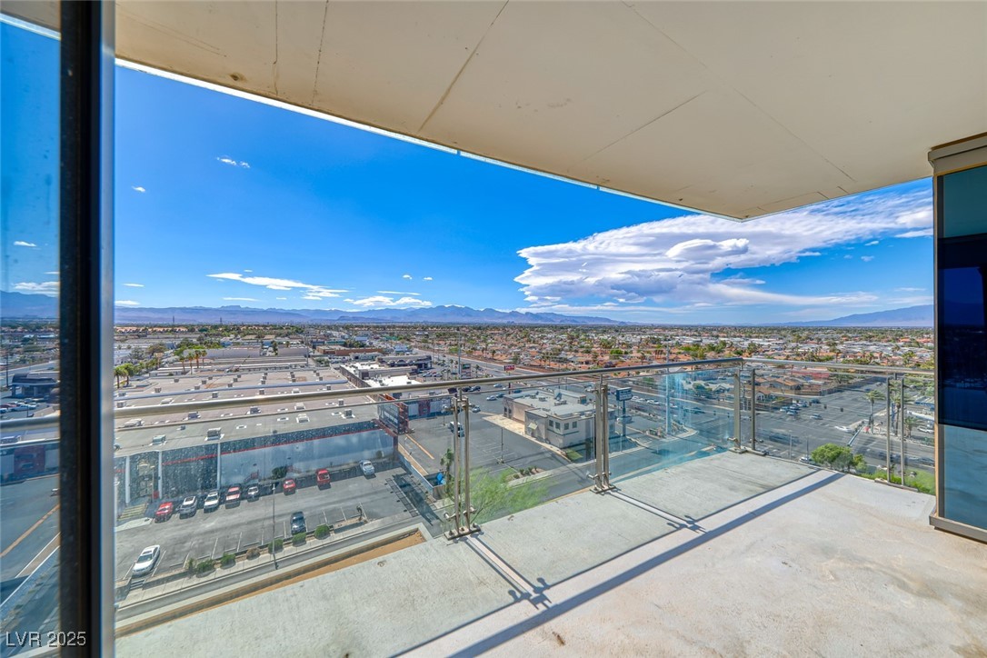 4381 West Flamingo Road, Unit 901 Las Vegas, NV 89103 - Photo 22 of 58 Balcony featuring a mountain view