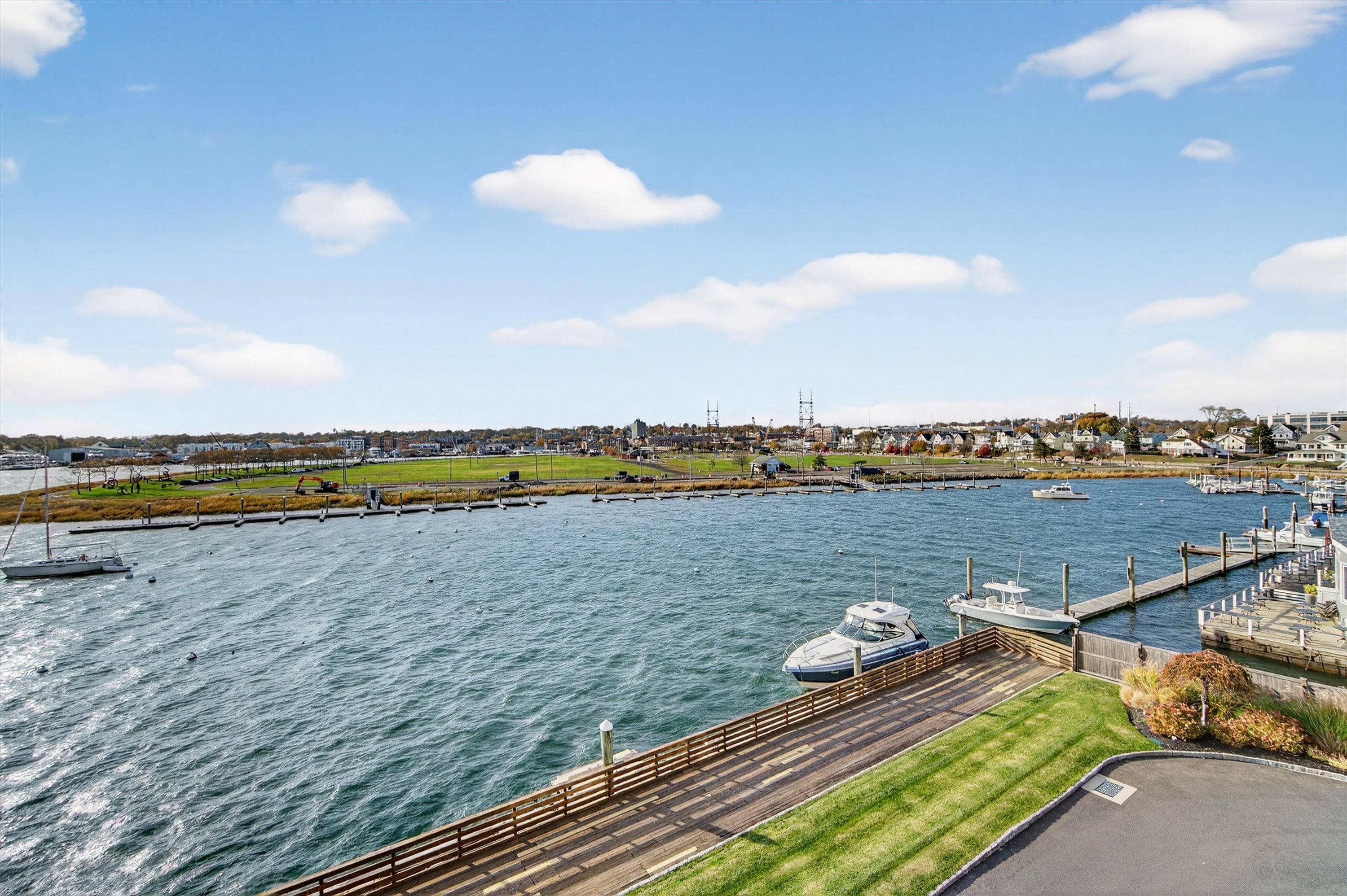 100 Seaview Avenue, Unit 3I Norwalk, CT 06855 - Photo 26 of 40 a view of a lake with houses in the back