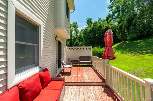 a view of sitting space in the garden