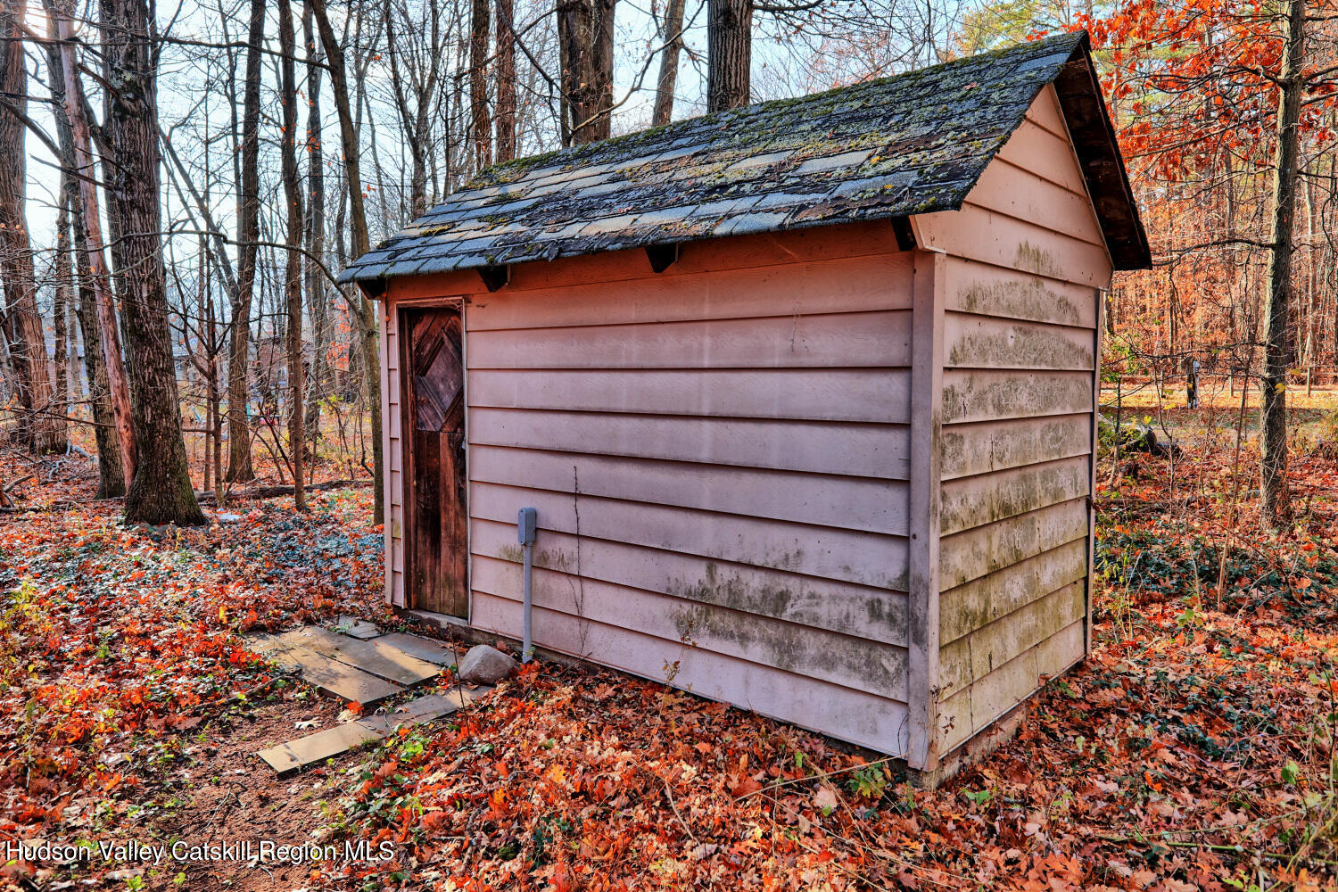 40 Cemetery Road Palenville, NY 12463 - Photo 46 of 47 a view of a wooden door of the house
