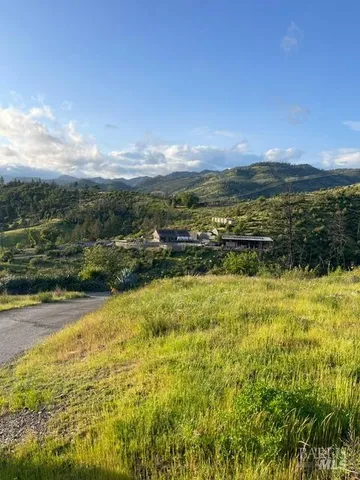 a view of outdoor space and mountain view