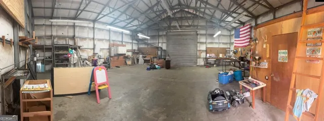 a room with lots of storage and utility