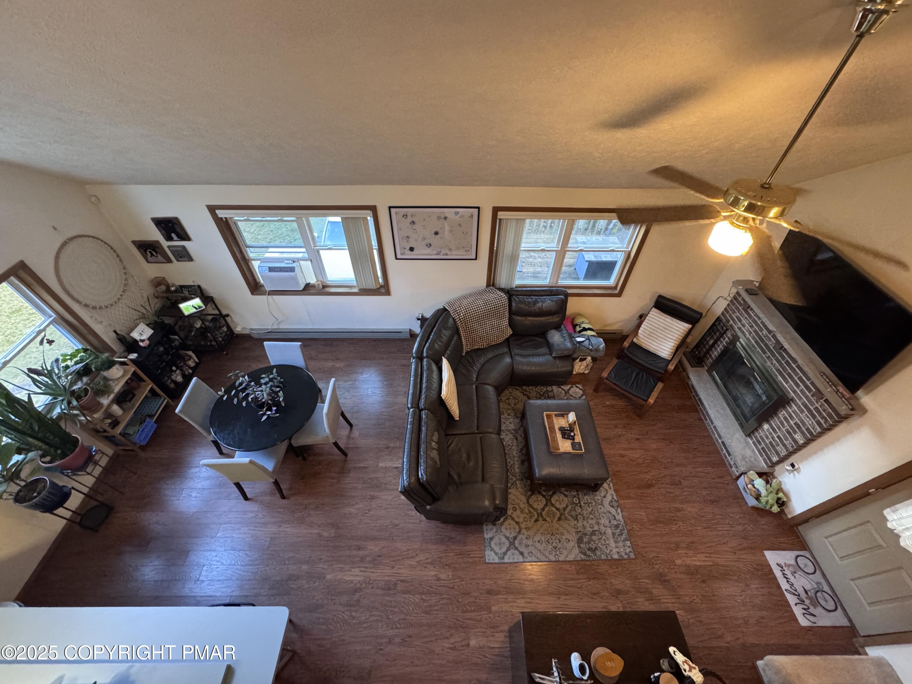 67 Seneca Road Albrightsville, PA 18210 - Photo 24 of 52 a living room with furniture and a flat screen tv