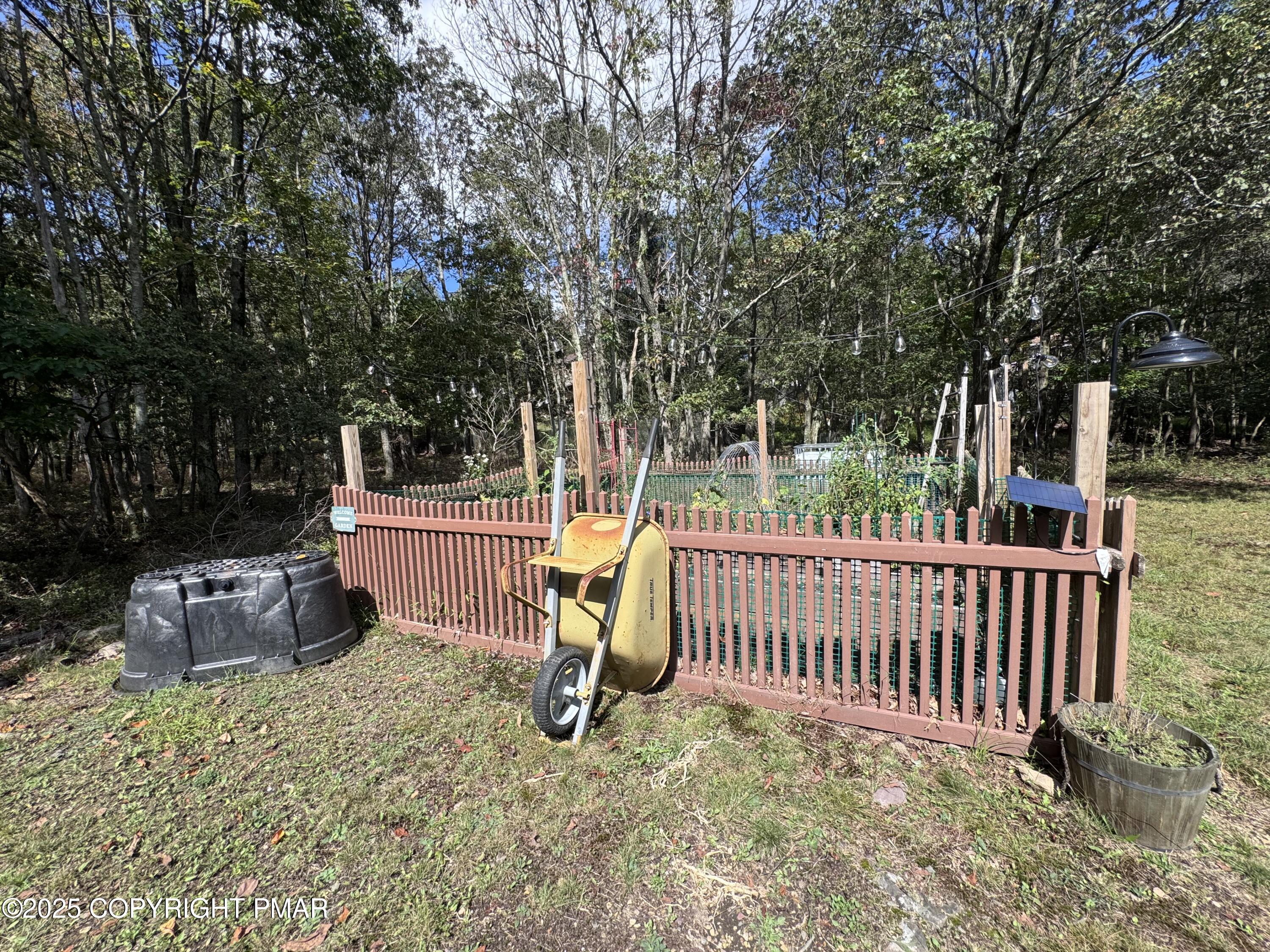 67 Seneca Road Albrightsville, PA 18210 - Photo 49 of 52 a view of a chair and tables in the backyard