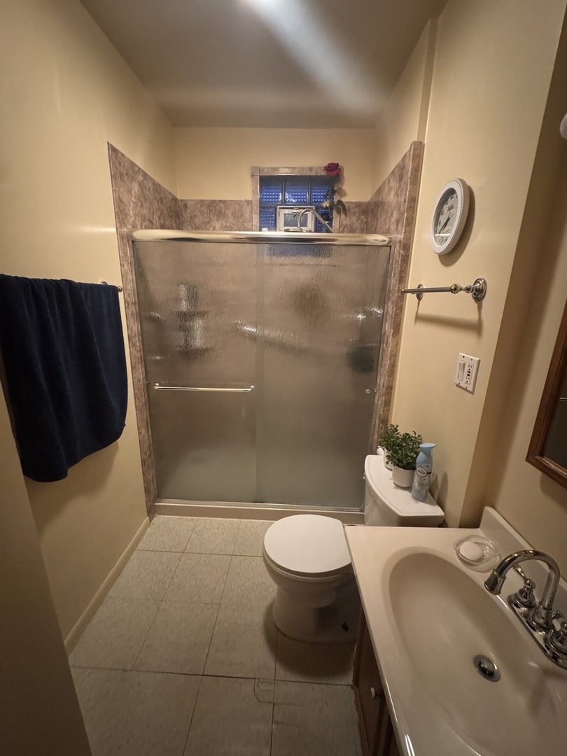 3945 West 55th Place Chicago, IL 60629 - Photo 9 of 21 a bathroom with a sink and a mirror