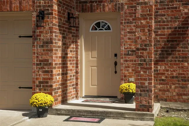 a view of a entryway door of the house