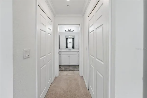 a view of a hallway